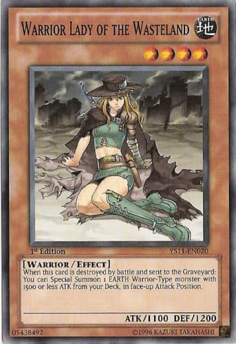 Warrior Lady of the Wasteland - YS11-EN020 Common 1st Edition