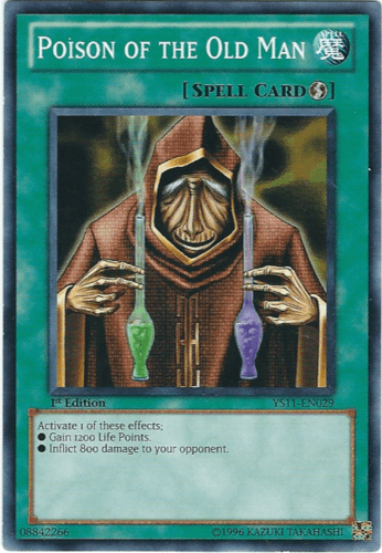 Poison of the Old Man - YS11-EN029 Common 1st Edition