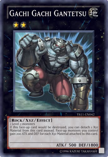 Gachi Gachi Gantetsu - YS11-EN042 Super Rare 1st Edition
