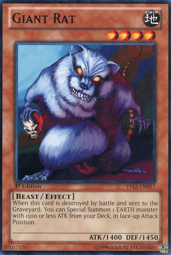 Giant Rat - YS12-EN017 Common 1st Edition
