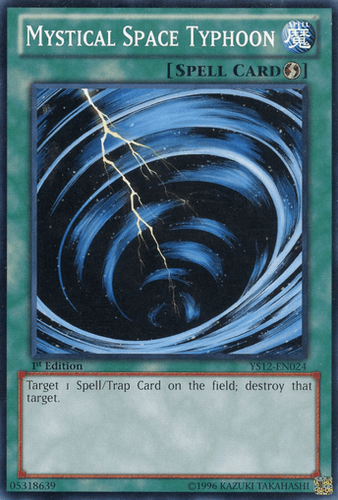 Mystical Space Typhoon - YS12-EN024 Common 1st Edition