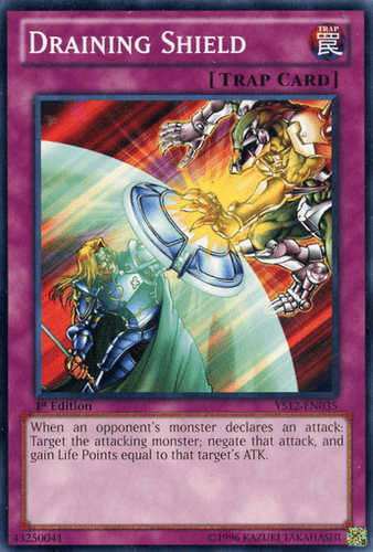 Draining Shield - YS12-EN035 Common 1st Edition