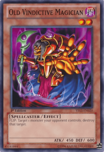 Old Vindictive Magician - YS13-EN020 Common 1st Edition