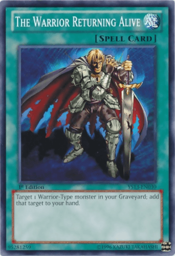 The Warrior Returning Alive - YS13-EN030 Common 1st Edition