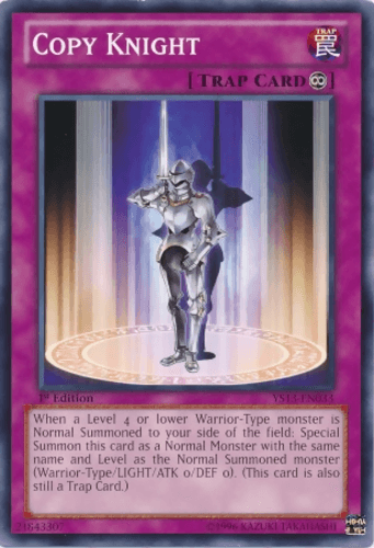 Copy Knight - YS13-EN033 Common 1st Edition