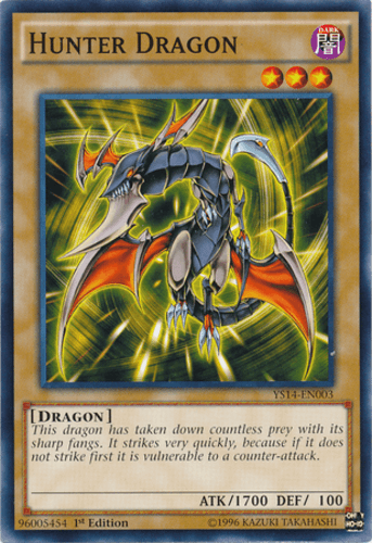 Hunter Dragon - YS14-EN003 Common 1st Edition