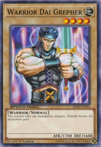 Warrior Dai Grepher - YS14-EN006 Common 1st Edition