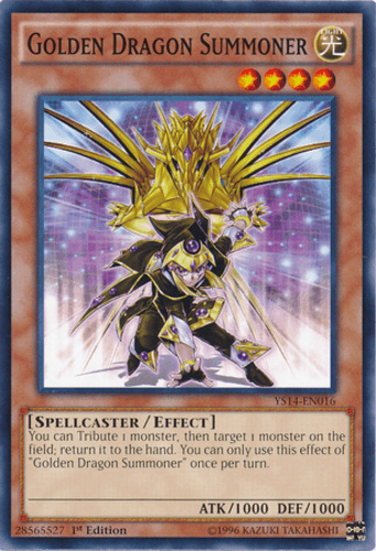 Golden Dragon Summoner - YS14-EN016 Common 1st Edition