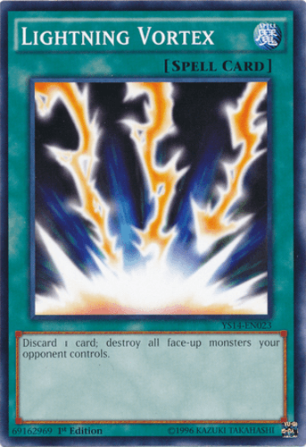 Lightning Vortex - YS14-EN023 Common 1st Edition