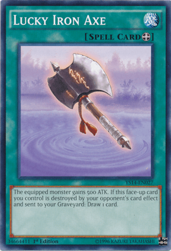 Lucky Iron Axe - YS14-EN027 Common 1st Edition