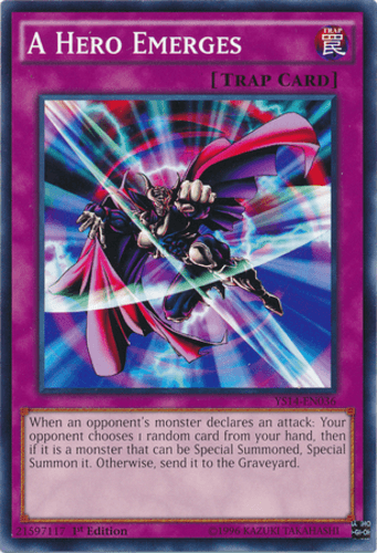 A Hero Emerges - YS14-EN036 Common 1st Edition