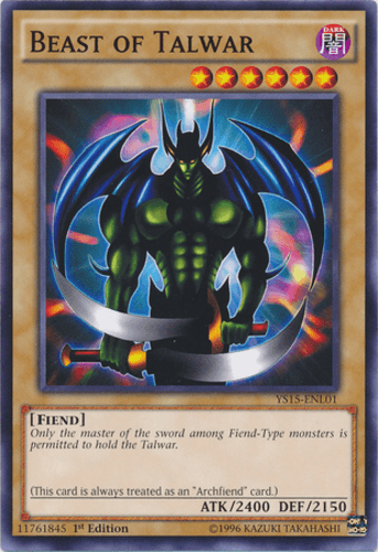 Beast of Talwar - YS15-ENL01 Common 1st Edition