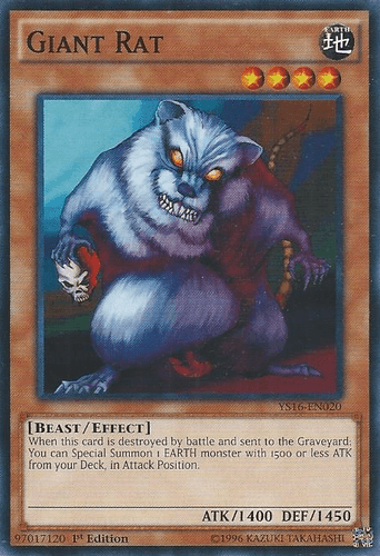 Giant Rat - YS16-EN020 Common 1st Edition