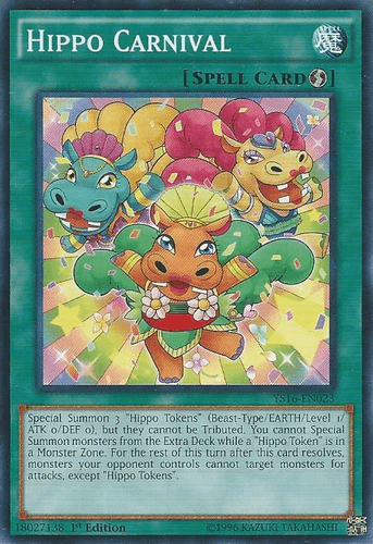 Hippo Carnival - YS16-EN023 Common 1st Edition