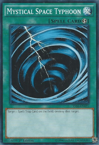 Mystical Space Typhoon - YS16-EN025 Common 1st Edition
