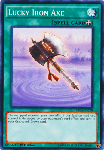 Lucky Iron Axe - YS16-EN028 Common 1st Edition