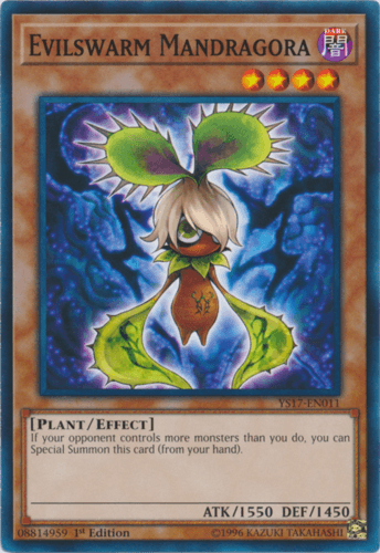 Evilswarm Mandragora - YS17-EN011 Common 1st Edition