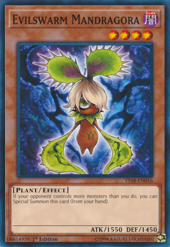 Evilswarm Mandragora - YS18-EN016 Common 1st Edition