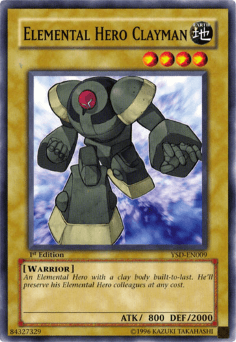 Elemental HERO Clayman - YSD-EN009 Common 1st Edition