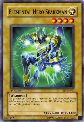 Elemental HERO Sparkman - YSD-EN010 Common Unlimited