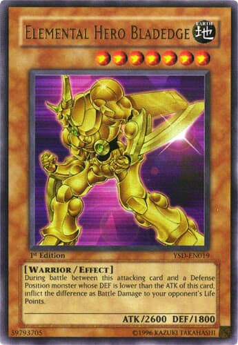 Elemental HERO Bladedge - YSD-EN019 Ultra Rare Unlimited