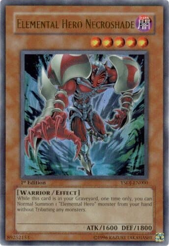 Elemental HERO Necroshade - YSDJ-EN000 Ultra Rare Unlimited