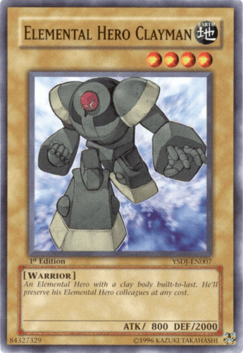 Elemental HERO Clayman - YSDJ-EN007 Common 1st Edition