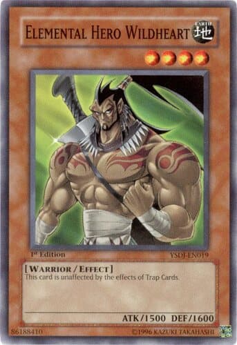 Elemental HERO Wildheart - YSDJ-EN019 Common 1st Edition