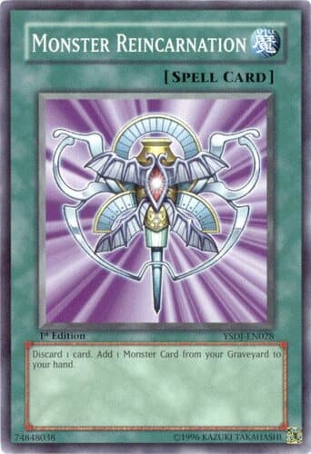 Monster Reincarnation - YSDJ-EN028 Common Unlimited