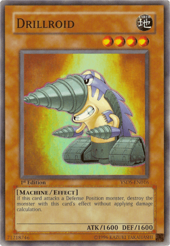 Drillroid - YSDS-EN016 Super Rare 1st Edition