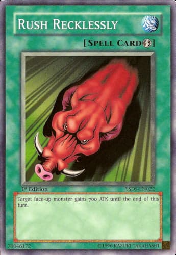 Rush Recklessly - YSDS-EN022 Common 1st Edition