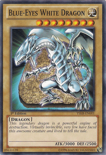Blue-Eyes White Dragon - YSKR-EN001 Common Unlimited