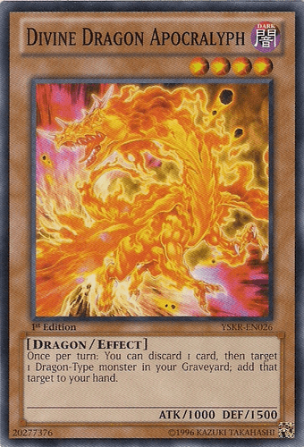 Divine Dragon Apocralyph - YSKR-EN026 Common 1st Edition