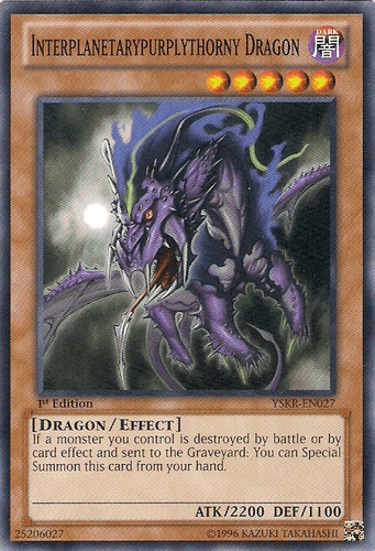 Interplanetarypurplythorny Dragon - YSKR-EN027 Common Unlimited