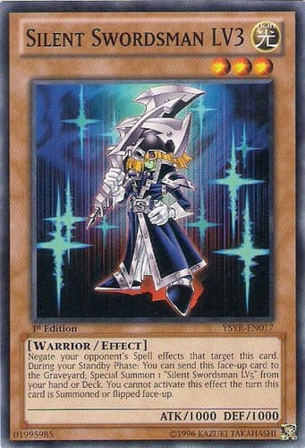 Silent Swordsman LV3 - YSYR-EN017 Common 1st Edition