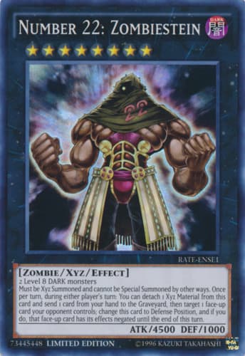 Number 22: Zombiestein - YZ03-EN001 Ultra Rare Limited Edition