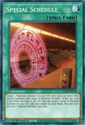 Special Schedule - ZDC1-EN003 Ultra Rare Unlimited