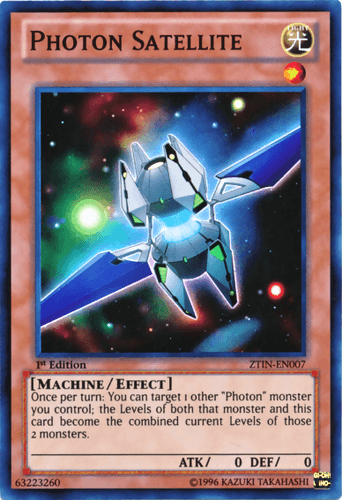 Photon Satellite - ZTIN-EN007 Super Rare 1st Edition