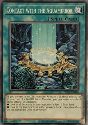 Contact with the Aquamirror - OP21-EN018 Common Unlimited