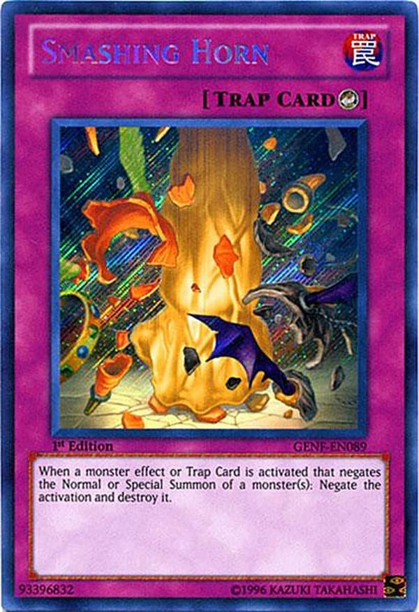 Smashing Horn - GENF-EN089 Secret Rare 1st Edition