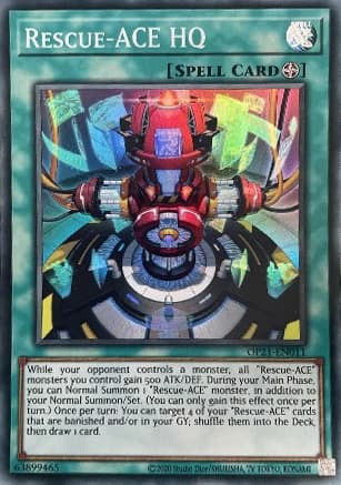 Rescue-ACE HQ - OP21-EN011 Super Rare Unlimited