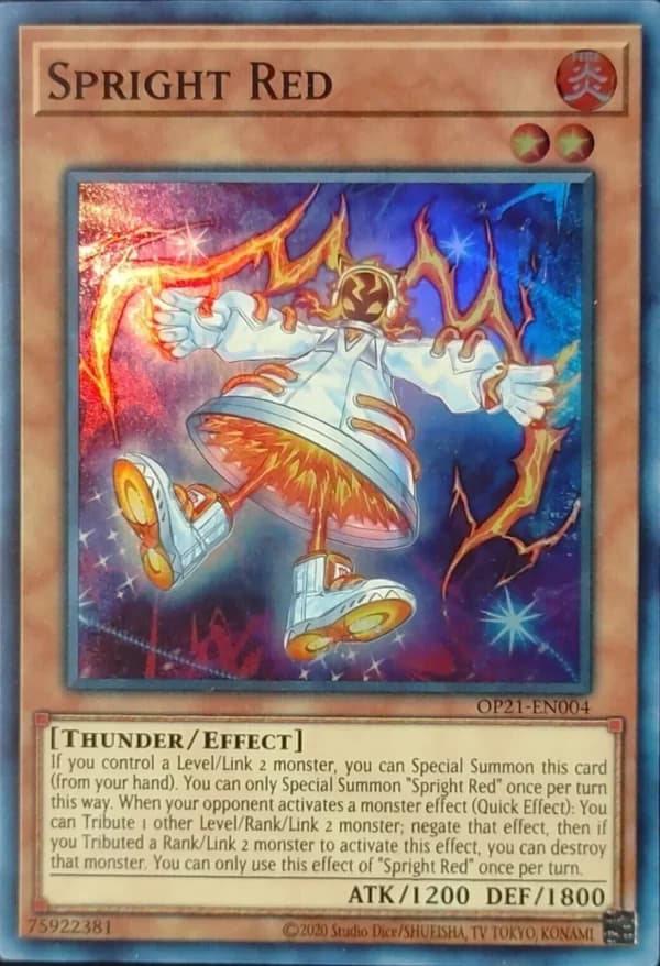 Spright Red - OP21-EN004 Super Rare Unlimited