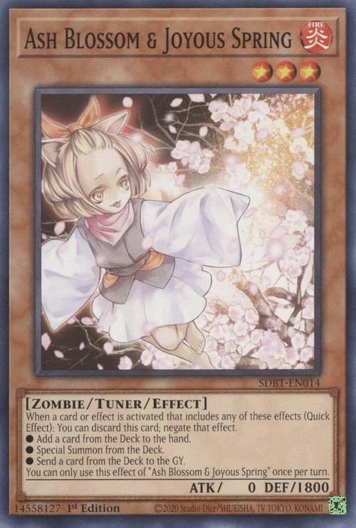 Ash Blossom & Joyous Spring - SDBT-EN014 Common 1st Edition