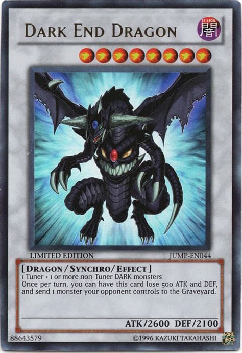 Dark End Dragon - JUMP-EN044 Ultra Rare Limited Edition