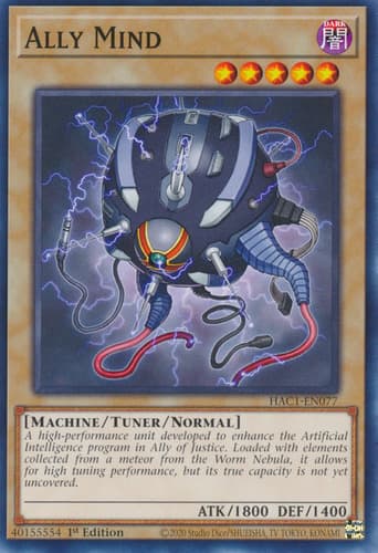 Ally Mind - DT02-EN023 Duel Terminal Normal Parallel Rare Limited Edition