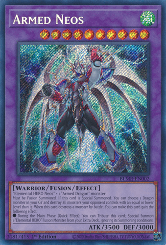 Armed Neos - BLMR-EN002 Secret Rare 1st Edition