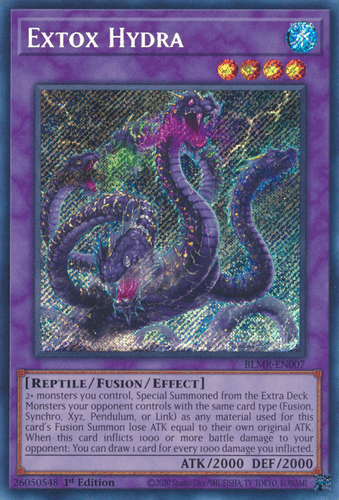 Extox Hydra - BLMR-EN007 Quarter Century Secret Rare 1st Edition