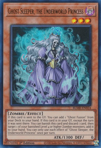 Ghost Sleeper, the Underworld Princess - BLMR-EN024 Ultra Rare 1st Edition