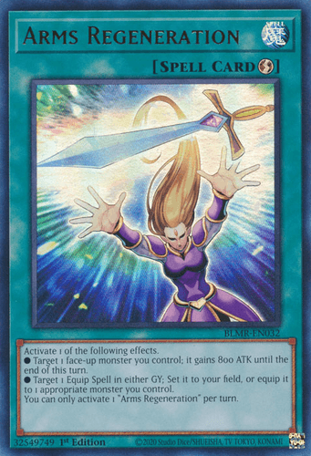 Arms Regeneration - BLMR-EN032 Ultra Rare 1st Edition