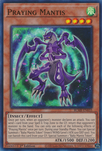 Praying Mantis - BLMR-EN033 Ultra Rare 1st Edition